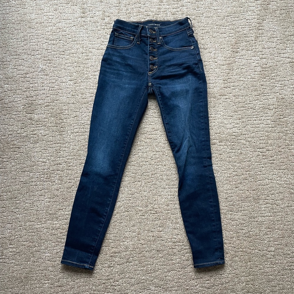 Lucky brand Bridgette high rise skinny Jean